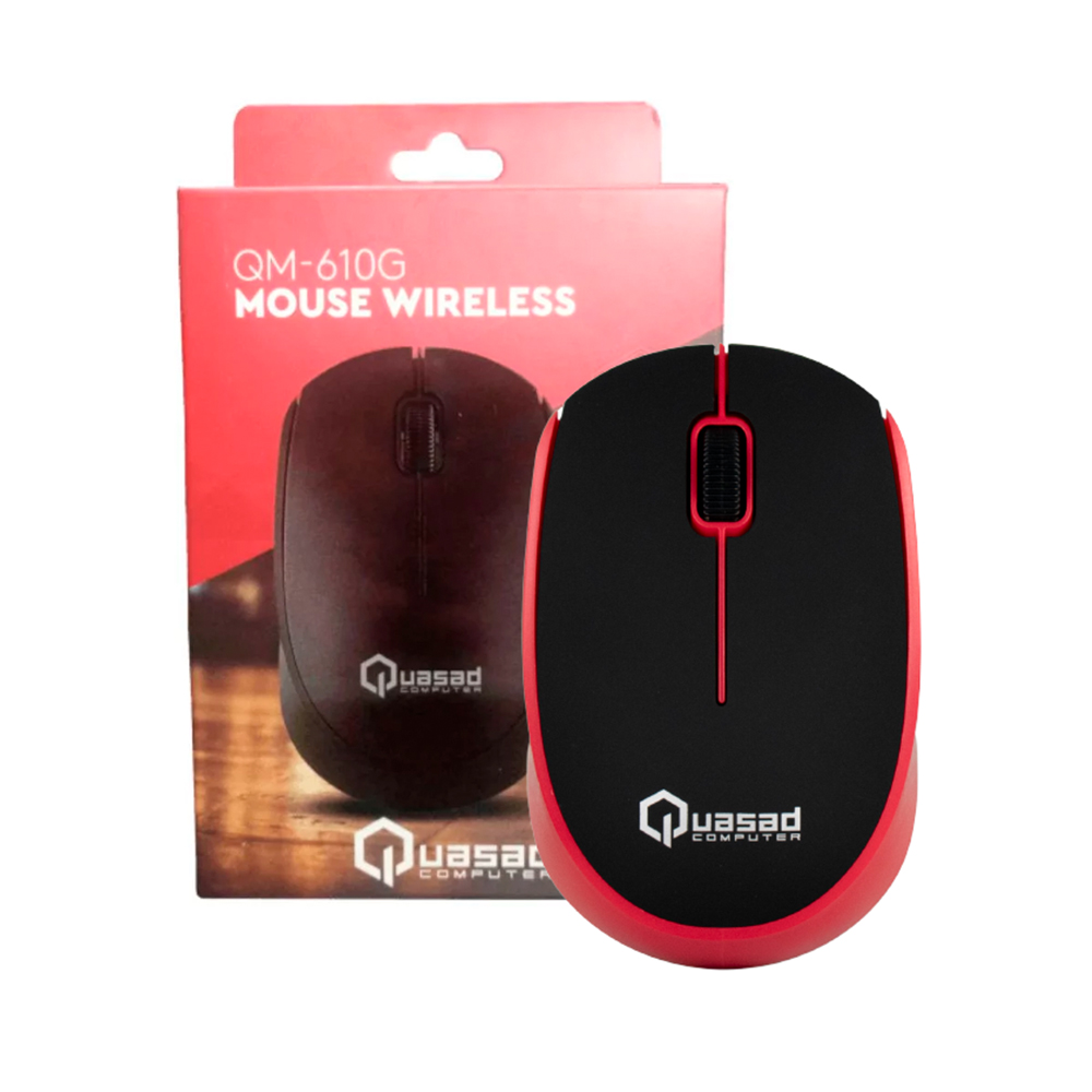 MOUSE QUASAD QM-610G INALAMBRICO BK