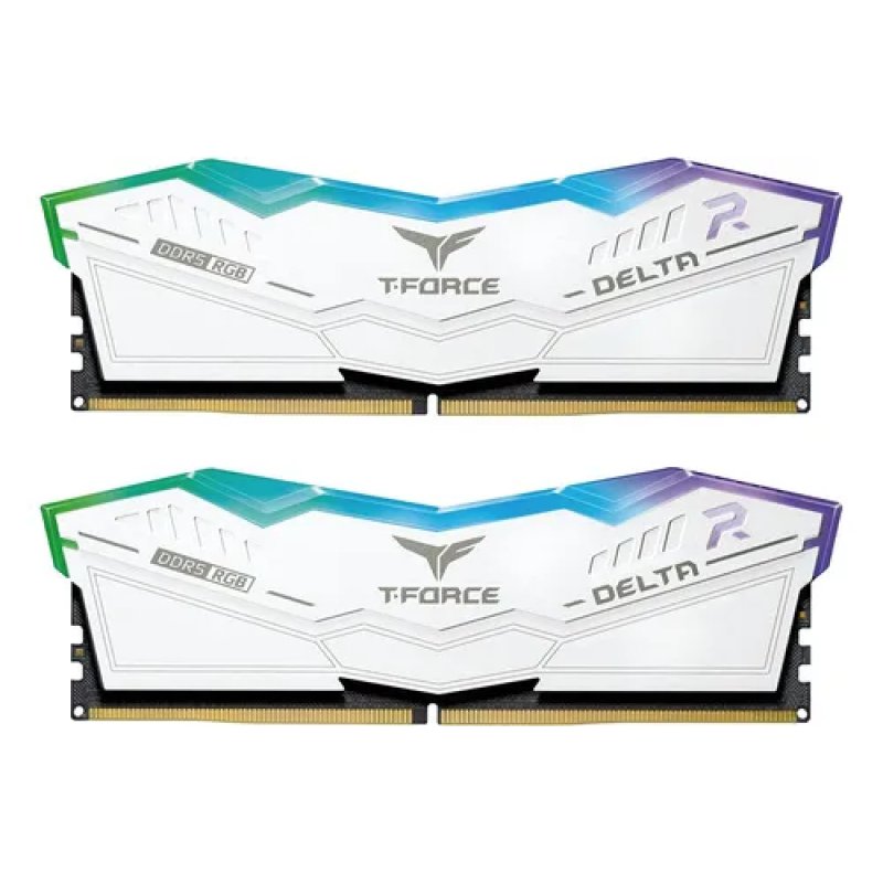 MEMORIA RAM DDR5 T-FORCE DELTA RGB WH 16GB 6000MT