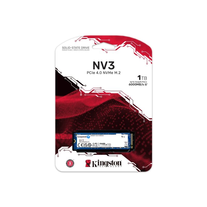 SSD KINGSTON NV3 1TB PCIE 4.0 6000MB/S NANO