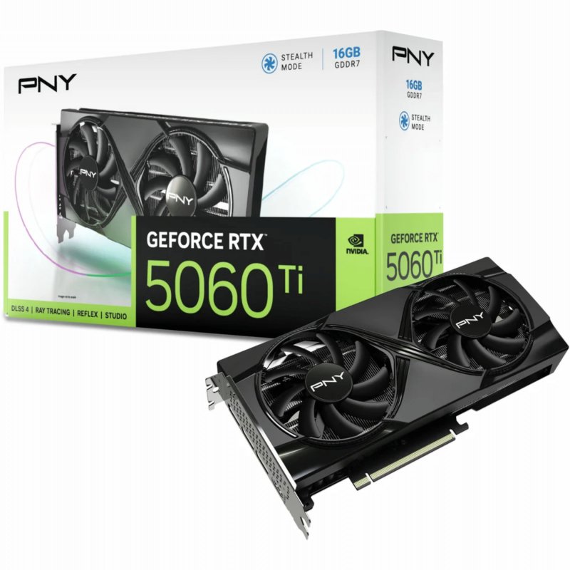 TARJETA GRAFICA PNY RTX 5060TI 16GB 2FAN