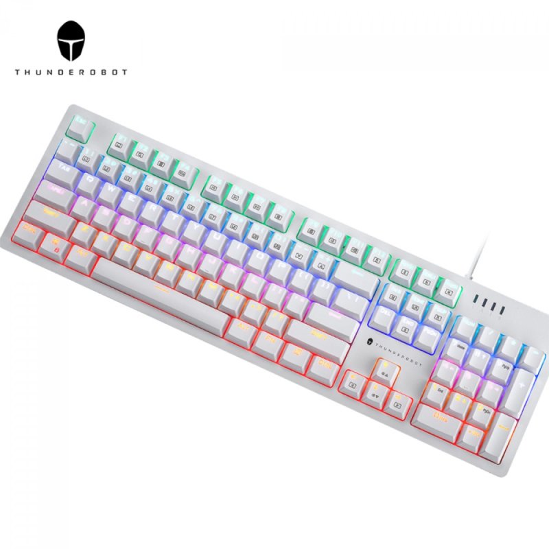 TECLADO GAMER THUNDEROBOT K104 BLACK SWITCHES RED