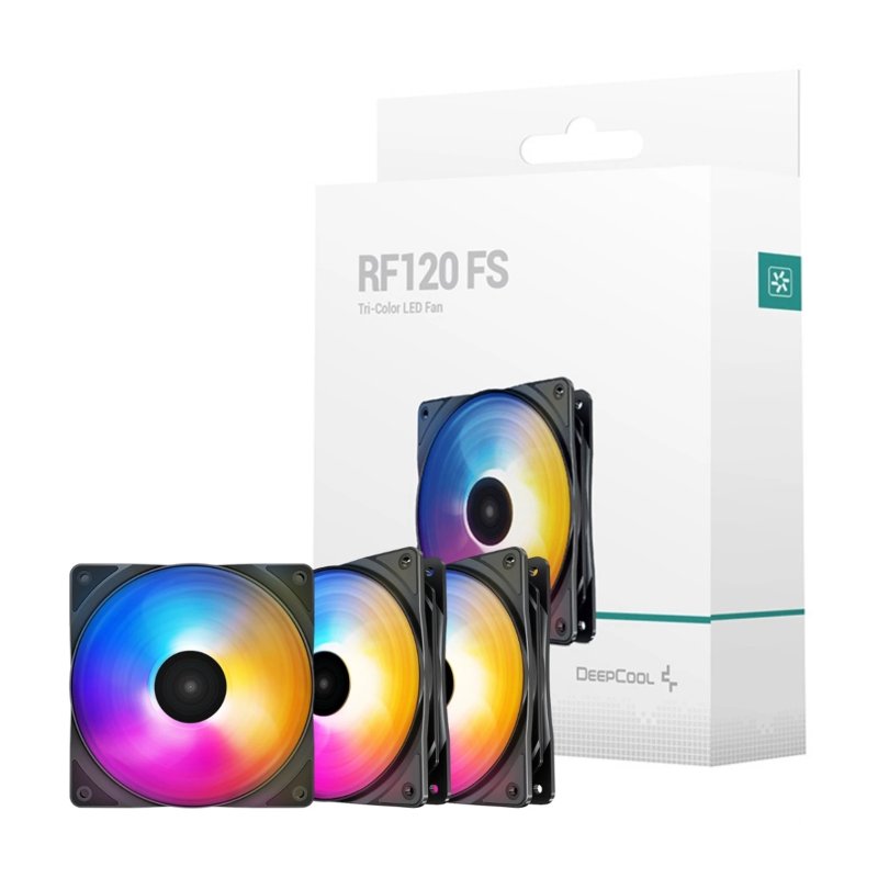 VENTILADORES DEEPCOOL RGB RF120 FS KIT 3 FANS